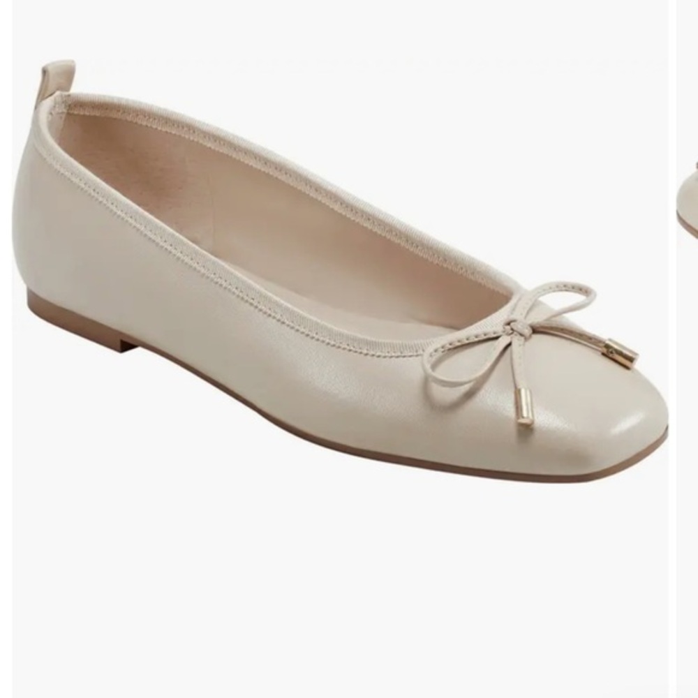 Marc Fisher Cream Ballet Flats
